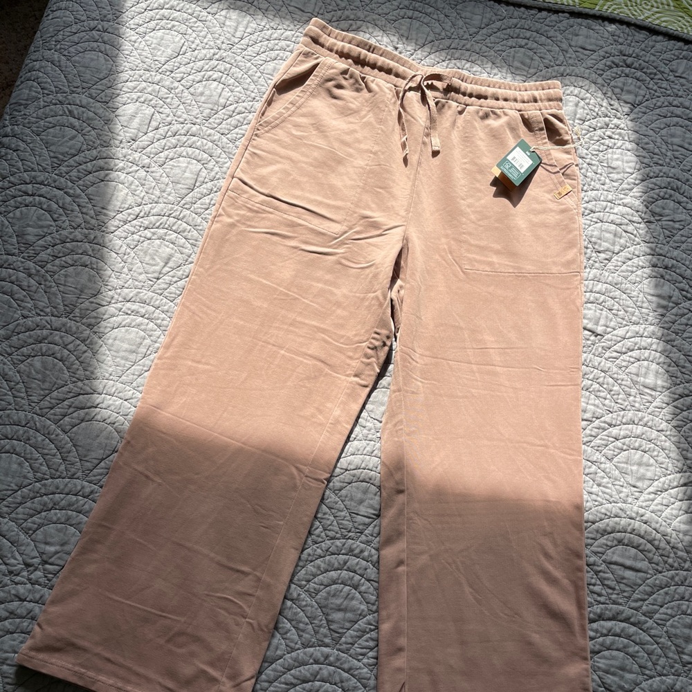 French Terry Wide Leg Sweatpant